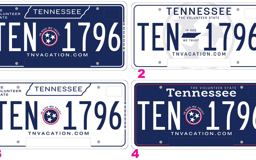 Tennesseans invited to ‘rate the plates’ and choose new license plate design