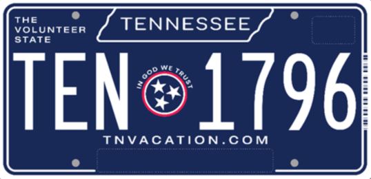 Tennessee has its new license plate design