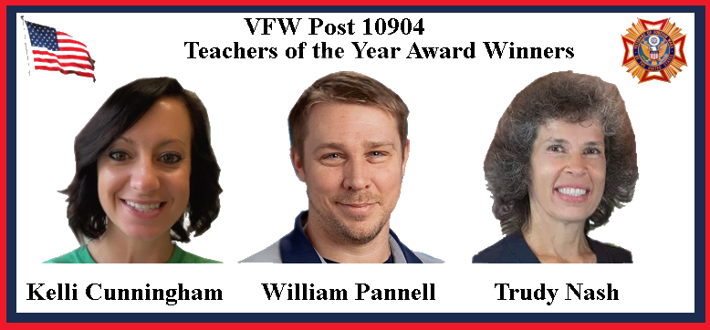 Local VFW names Teachers of the Year