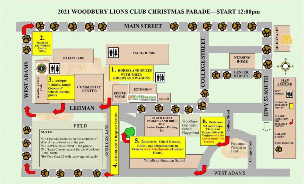 Woodbury, Tullahoma Christmas parades are this weekend