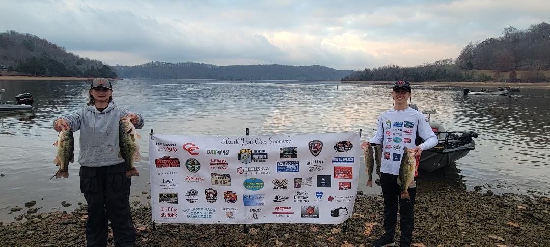 Davis, Wells take first place at youth bass event