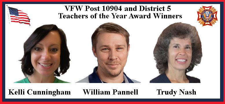 Local VFW announces teacher, student awards