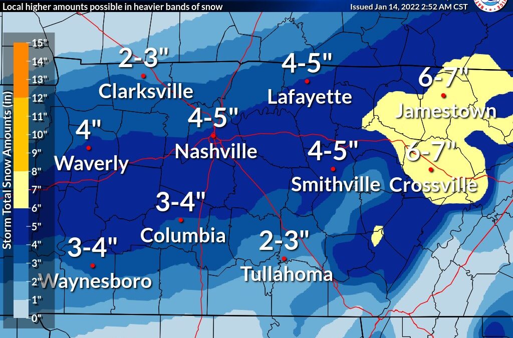Coffee County under Winter Storm Watch
