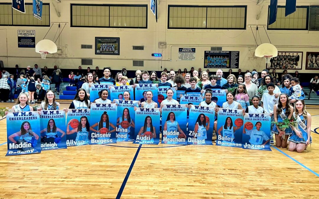 Westwood closes basketball season with two wins, sweeps North Grundy on 8th grade night