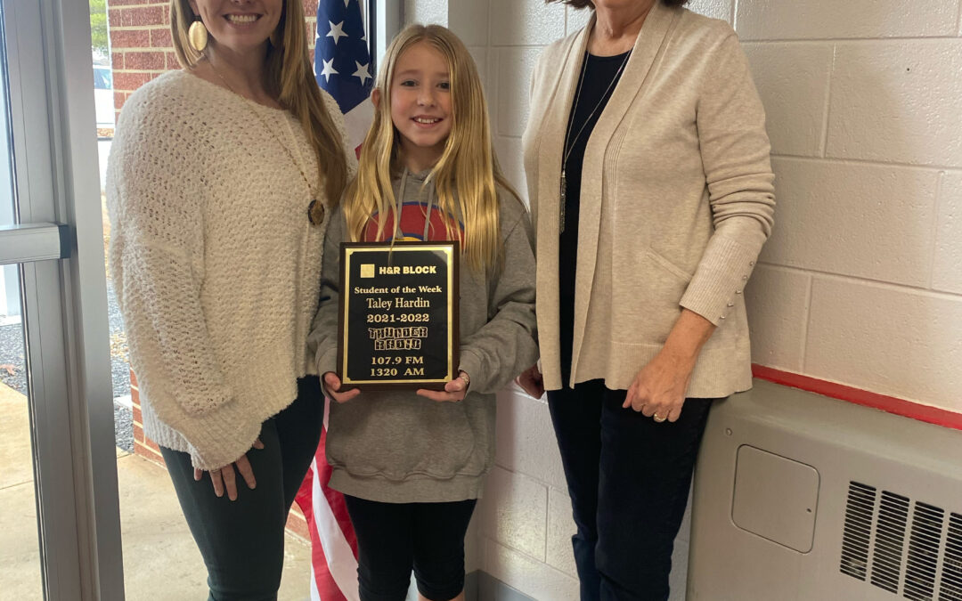 H&R BLOCK STUDENT OF THE WEEK – Taley Hardin