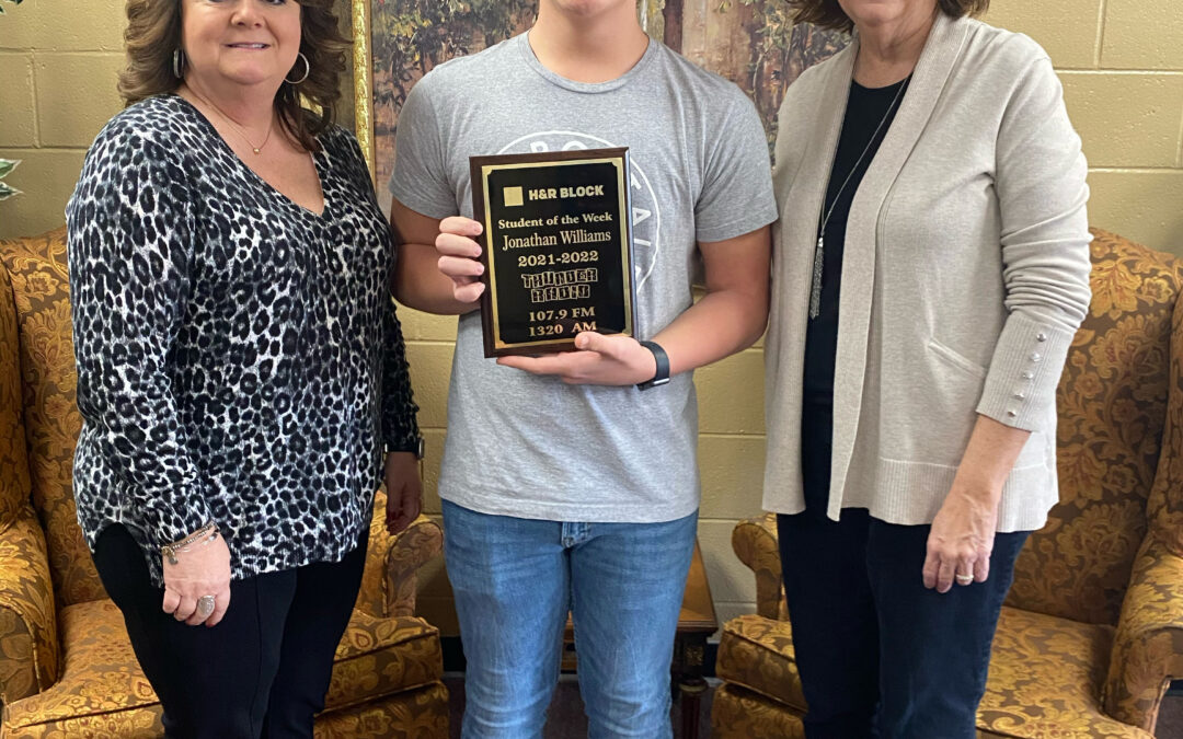 H&R BLOCK STUDENT OF THE WEEK – Jonathan Williams
