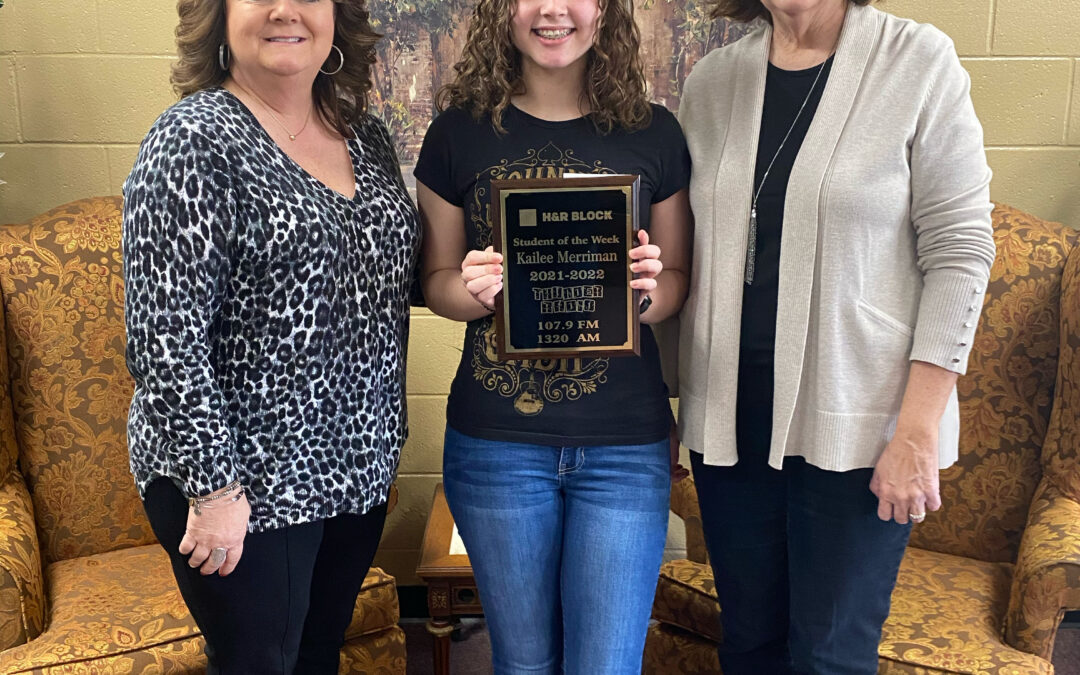 H&R BLOCK STUDENT OF THE WEEK – Kailee Merriman