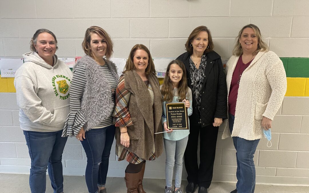 H&R BLOCK STUDENT OF THE WEEK – Peyton Henley