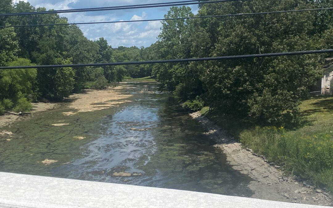 Lower water levels caused by unauthorized opening of Old Stone Fort dam